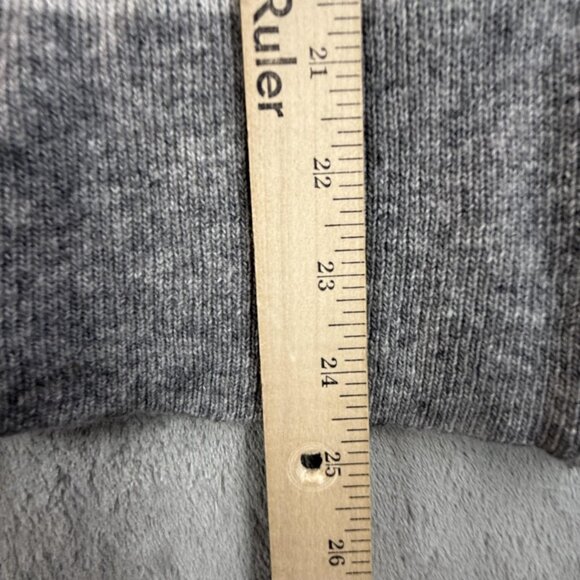 Benedetta Sweater Womens Large Gray Stripe Merino Wool Cashmere Knit Made Italy - Picture 11 of 13